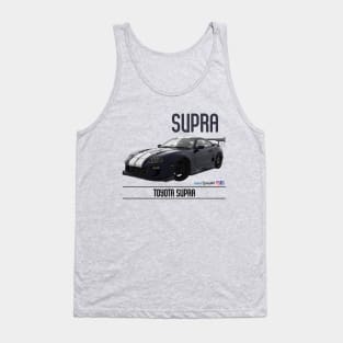 Supra Time Attack Blue Stripe Tank Top